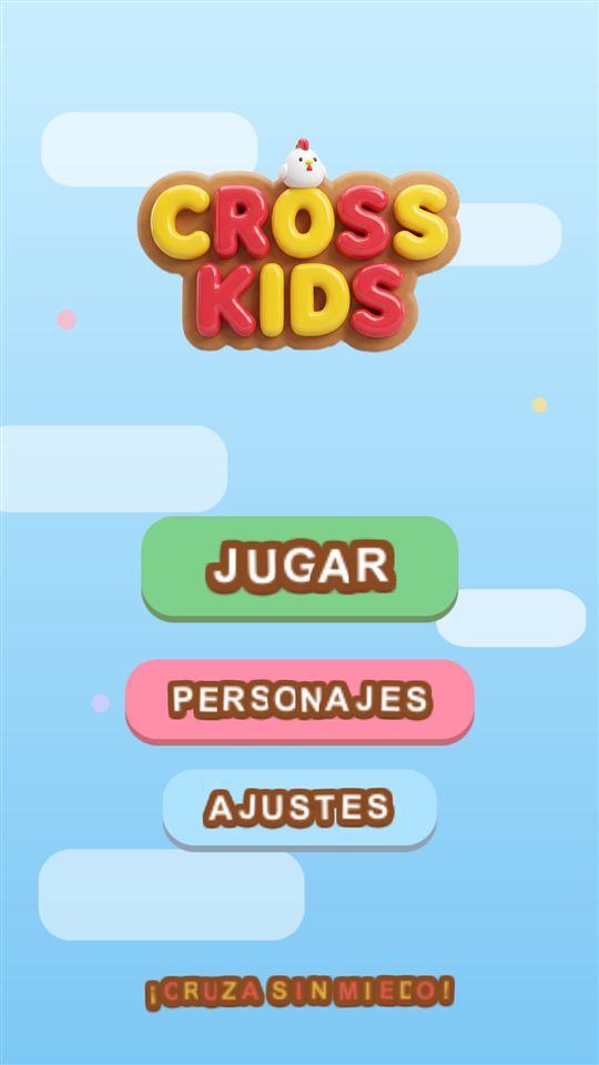 Pantalla de título de Cross Kids